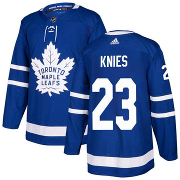 Matthew Knies Toronto Maple Leafs blue jersey