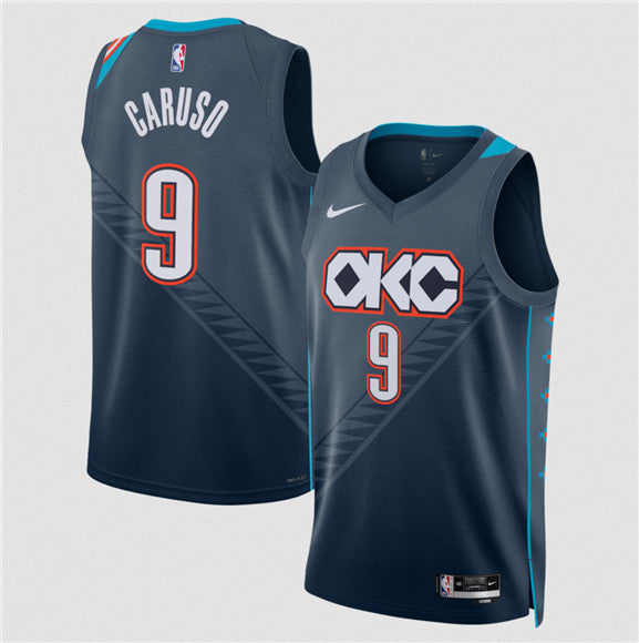 Alex Caruso Oklahoma City Thunder navy City Edition jersey