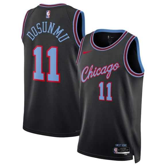 Ayo Dosunmu Chicago Bulls black City Edition jersey