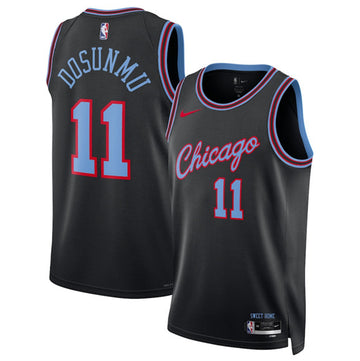 Ayo Dosunmu Chicago Bulls black City Edition jersey