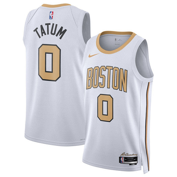 Jayson Tatum Boston Celtics white City Edition jersey