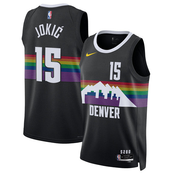 Nikola Jokic Denver Nuggets black City Edition jersey