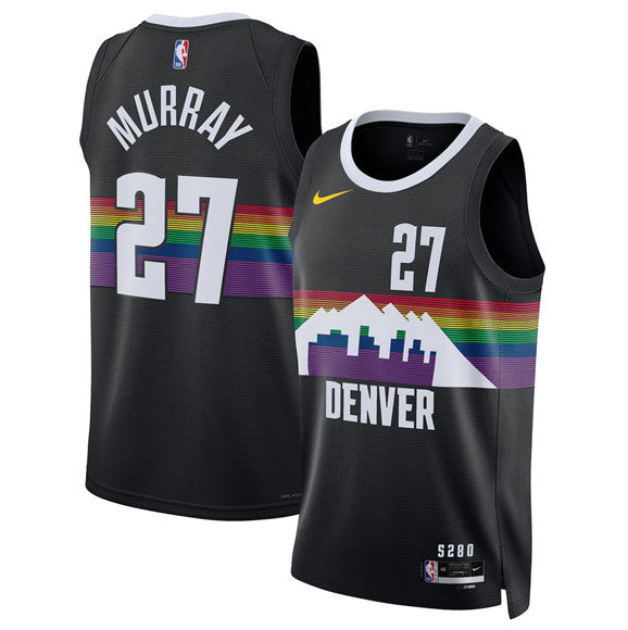 Jamal Murray Denver Nuggets black City Edition jersey