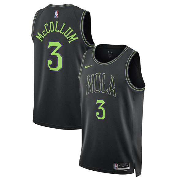 Jordan Poole New Orleans Pelicans black jersey