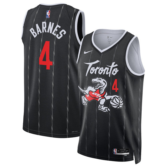Scottie Barnes Toronto Raptors black City Edition jersey