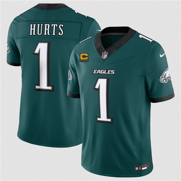 Jalen Hurts Philadelphia Eagles green Vapor jersey