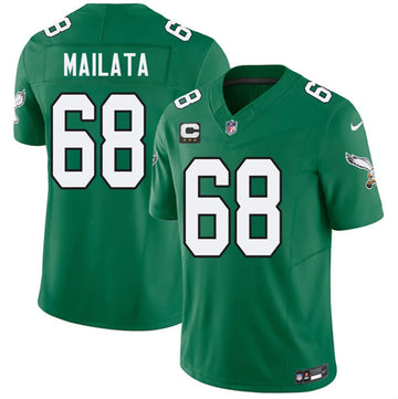 Lane Johnson Philadelphia Eagles green Vapor jersey