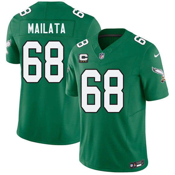 Lane Johnson Philadelphia Eagles green Vapor jersey