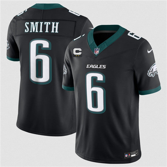 DeVonta Smith Philadelphia Eagles black Vapor jersey