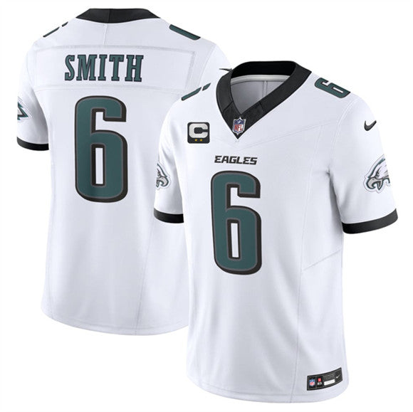 DeVonta Smith Philadelphia Eagles white Vapor jersey