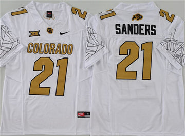 Shilo Sanders Colorado Buffaloes white jersey
