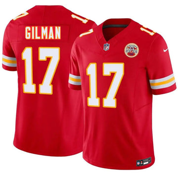 Alohi Gilman Kansas City Chiefs red Vapor jersey