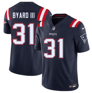 Kevin Byard III New England Patriots navy Vapor jersey