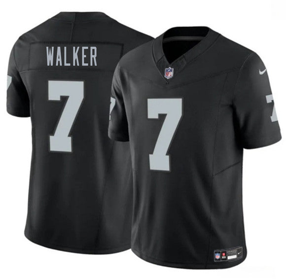 Quay Walker Las Vegas Raiders black Vapor jersey