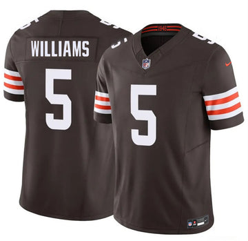 Quincy Williams Cleveland Browns brown Vapor jersey