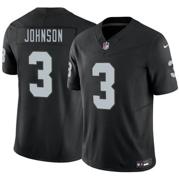 Taron Johnson Las Vegas Raiders black Vapor jersey