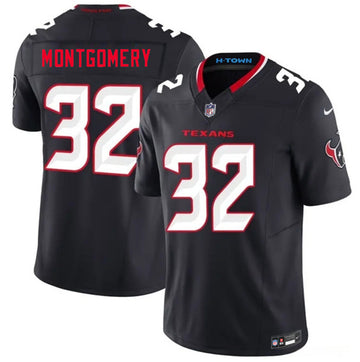 David Montgomery Houston Texans navy Vapor jersey