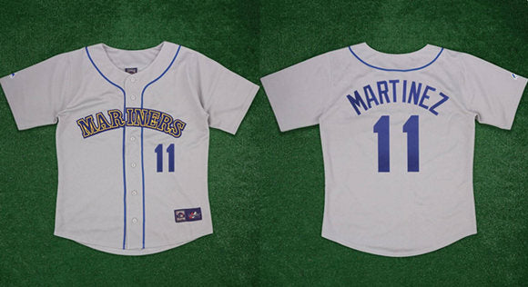 Edgar Martinez Seattle Mariners gray jersey