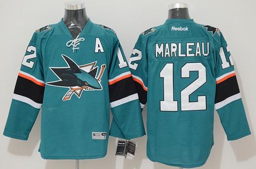 Patrick Marleau San Jose Sharks teal jersey