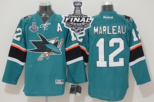 Patrick Marleau San Jose Sharks teal jersey