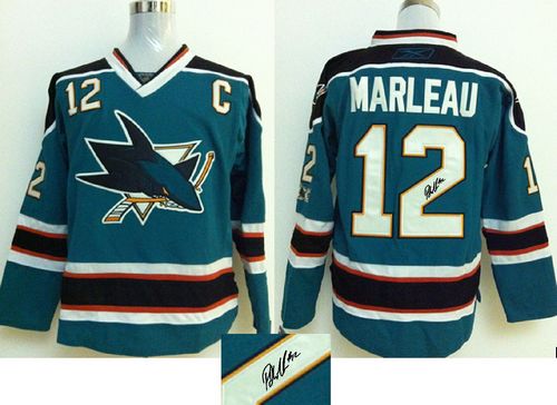 Patrick Marleau San Jose Sharks teal jersey
