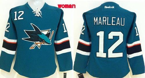 Patrick Marleau San Jose Sharks teal Home jersey