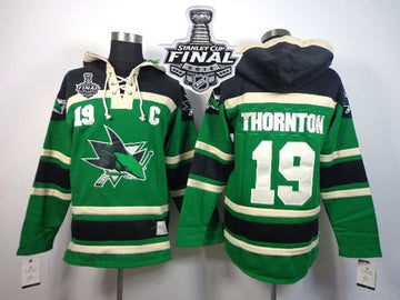 Joe Thornton San Jose Sharks green jersey