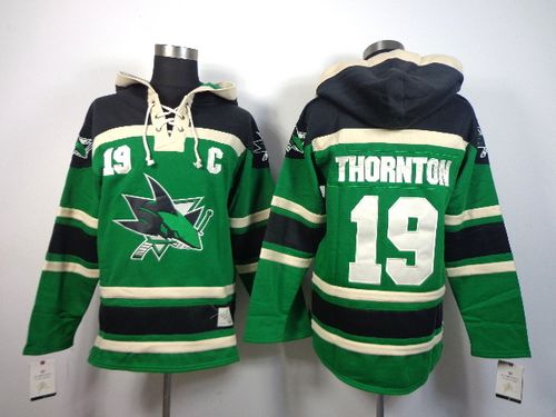 Joe Thornton San Jose Sharks green jersey