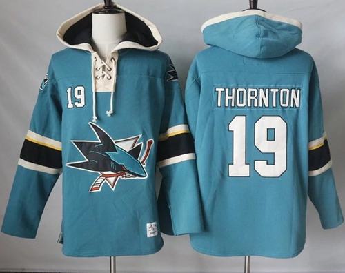 Joe Thornton San Jose Sharks teal jersey