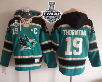 Joe Thornton San Jose Sharks teal jersey