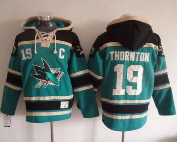 Joe Thornton San Jose Sharks teal jersey