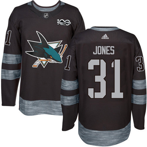 Martin Jones San Jose Sharks black jersey