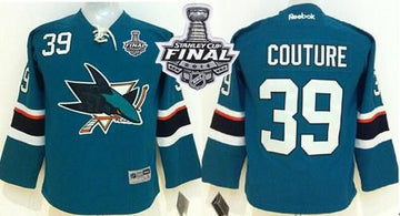 Logan Couture San Jose Sharks green jersey