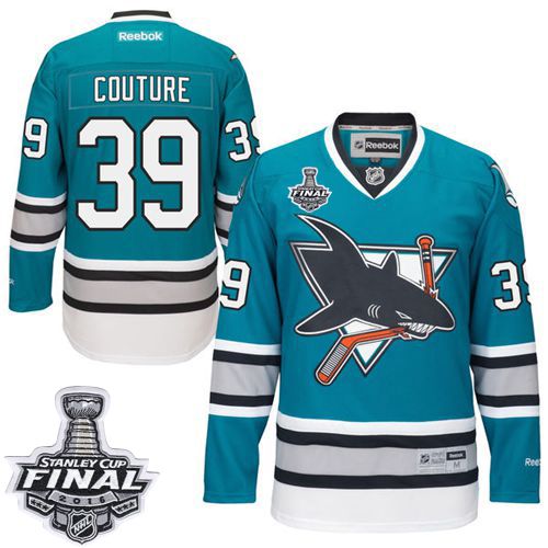 Logan Couture San Jose Sharks teal jersey