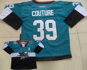 Logan Couture San Jose Sharks teal-black Stadium Series jersey