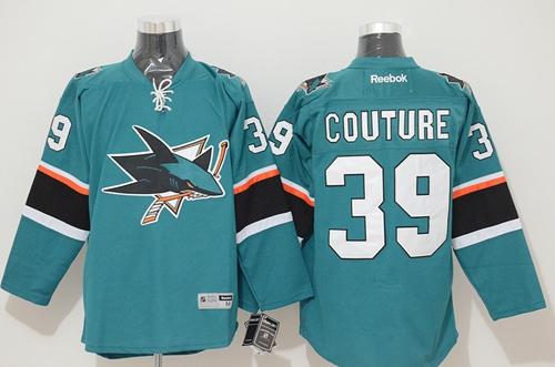 Logan Couture San Jose Sharks teal jersey