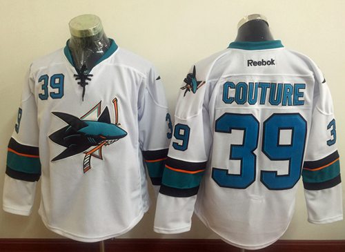 Logan Couture San Jose Sharks white jersey
