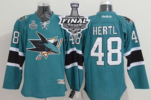 Tomas Hertl San Jose Sharks teal jersey