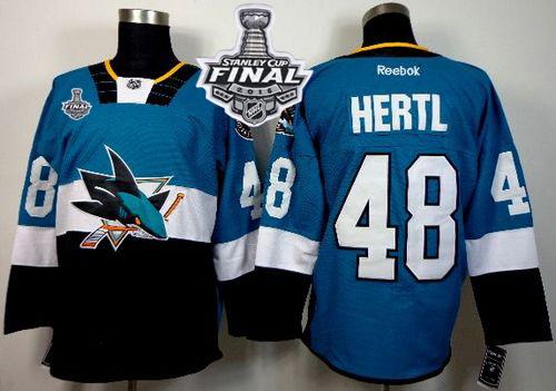Tomas Hertl San Jose Sharks teal-black Stadium Series jersey