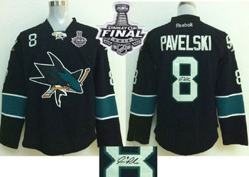 Joe Pavelski San Jose Sharks black jersey