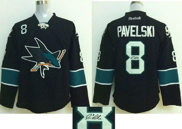 Joe Pavelski San Jose Sharks black jersey