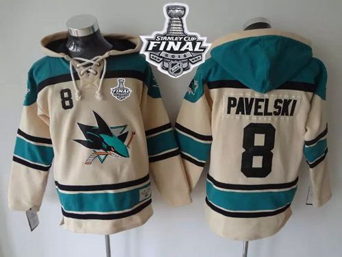 Joe Pavelski San Jose Sharks cream jersey