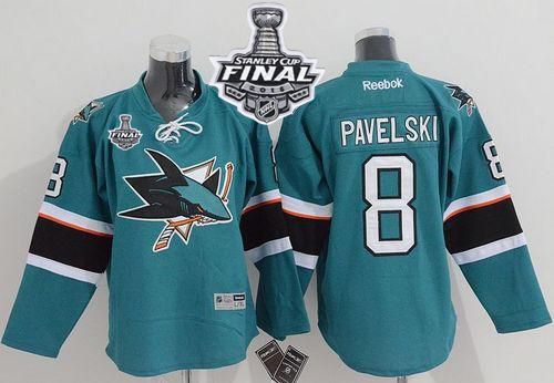 Joe Pavelski San Jose Sharks green jersey