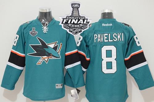 Joe Pavelski San Jose Sharks teal jersey