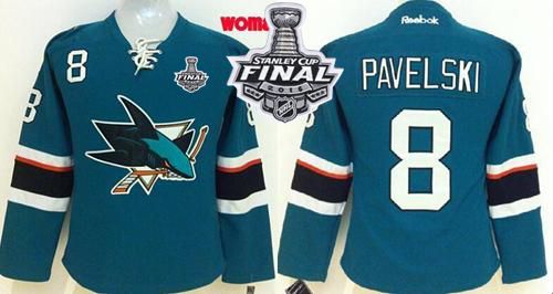 Joe Pavelski San Jose Sharks teal Home jersey