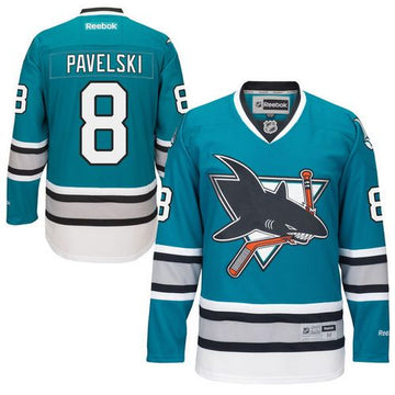 Joe Pavelski San Jose Sharks teal jersey