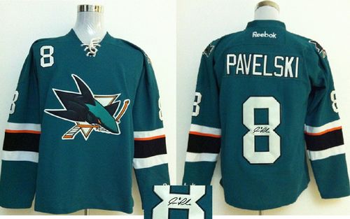 Joe Pavelski San Jose Sharks teal jersey