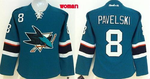 Joe Pavelski San Jose Sharks teal Home jersey