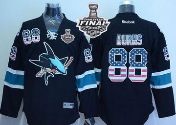 Brent Burns San Jose Sharks black Fashion jersey