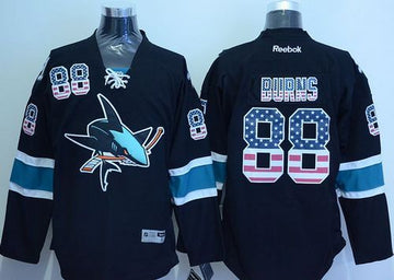 Brent Burns San Jose Sharks black Fashion jersey